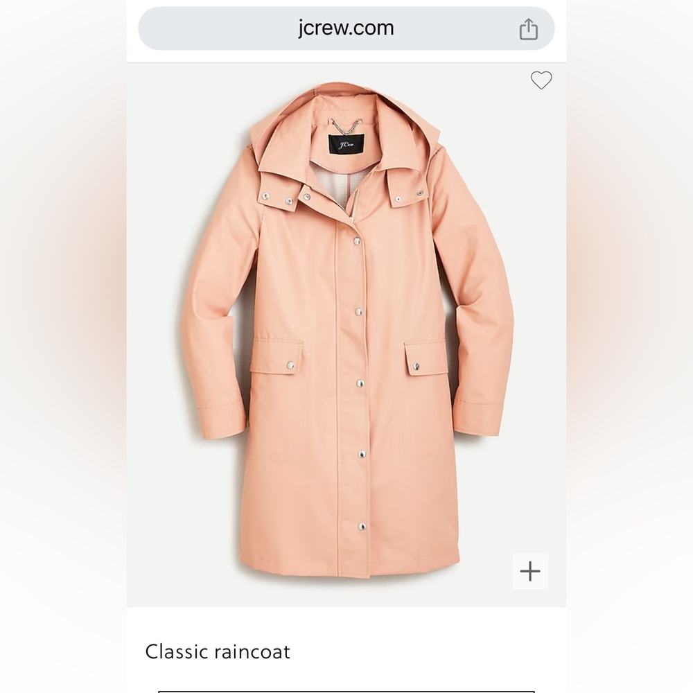 J.Crew Classic Rain Jacket